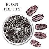 BORN PRETTY Nail Stamping Plates Animal Series Cute Cats Plant Nail Art Stamp Image Template Manicure Stencils Nail Decoration