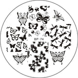 BORN PRETTY Nail Stamping Plates Animal Series Cute Cats Plant Nail Art Stamp Image Template Manicure Stencils Nail Decoration