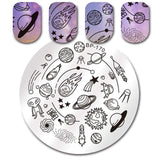 BORN PRETTY Nail Stamping Plates Flower Geometry Nature Series Nail Template Stamp Image Manicure Stamp Plate DIY Nail Designs