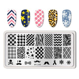 BORN PRETTY Nail Stamping Plates Lace Flower Animal Pattern Nail Art Stamp Stamping Template Image Plate Stencil Nails Tool