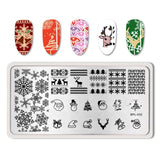 BORN PRETTY Nail Stamping Plates Lace Flower Animal Pattern Nail Art Stamp Stamping Template Image Plate Stencil Nails Tool