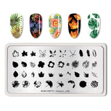 BORN PRETTY Nail Stamping Plates Lace Flower Animal Pattern Nail Art Stamp Stamping Template Image Plate Stencil Nails Tool