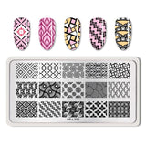 BORN PRETTY Nail Stamping Plates Lace Flower Animal Pattern Nail Art Stamp Stamping Template Image Plate Stencil Nails Tool