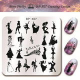 BORN PRETTY Rose Flower Nail Art Stamp Template Flower Mandala Butterfly Image Plate Nail Stamping Plate Manicure Tools