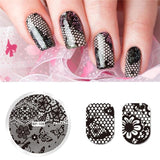 BORN PRETTY Square Nail Stamping Template Cat Tiger Leopard Eye Manicure Nail Art Image Plate Nail Art Print Stencil BP-X50