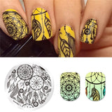 BORN PRETTY Square Nail Stamping Template Cat Tiger Leopard Eye Manicure Nail Art Image Plate Nail Art Print Stencil BP-X50