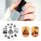 BORN PRETTY Square Nail Stamping Template Cat Tiger Leopard Eye Manicure Nail Art Image Plate Nail Art Print Stencil BP-X50