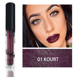 BUD K Brand Lip Gloss&Lip Liner Lip Makeup Kit 10 Colors Liquid Lipstick Matte Velvet Lipgloss Long Lasting Tint Lipstick Makeup