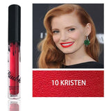 BUD K Hot Brand Lip Gloss +Lip Pencil 2PCS/SET Cosmetics Makeup Waterproof Lipstick Long Lasting Liquid Matte Lipstick For Women