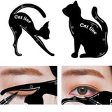 Beautiful Big Eye Makeup Tool Set Black Liquid Eyeliner and Cat Eyeliner Stencil Drawing Arrow for Eyes Template Make Up Tools