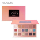 Beauty Glazed 18 Shades Gemstone and Coral Makeup Eyeshadow Palette Glitter Shimmer Matte Warm Color Eyeshadow Pallete