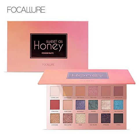 Beauty Glazed 18 Shades Gemstone and Coral Makeup Eyeshadow Palette Glitter Shimmer Matte Warm Color Eyeshadow Pallete
