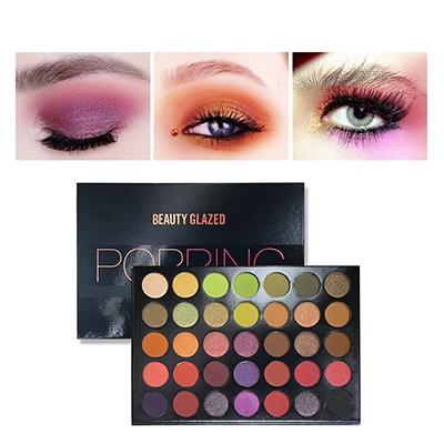 Beauty Glazed 35Color eyeshadow pallete Glitter Makeup Matte Eye shadow Long-lasting make up palette maquillage paleta de sombra