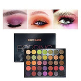 Beauty Glazed 35Color eyeshadow pallete Glitter Makeup Matte Eye shadow Long-lasting make up palette maquillage paleta de sombra