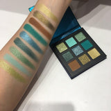 Beauty Glazed Makeup 9 Colors Eyeshadow Pallete Waterproof Diamond Glitter Shimmer Eye Shadow Powder Professional Shadow Kit