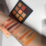 Beauty Glazed Makeup 9 Colors Eyeshadow Pallete Waterproof Diamond Glitter Shimmer Eye Shadow Powder Professional Shadow Kit