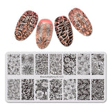 BeautyBigBang Nail Stamping Plate Stamping For Nails 1PC 2018 Summer Flower Geometry Nail Art Stamping plate Nail Template