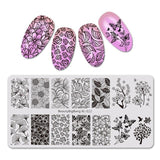 BeautyBigBang Nail Stamping Plate Stamping For Nails 1PC 2018 Summer Flower Geometry Nail Art Stamping plate Nail Template