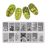 BeautyBigBang Nail Stamping Plate Stamping For Nails 1PC 2018 Summer Flower Geometry Nail Art Stamping plate Nail Template