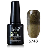 Belen 10ML Thermo Color Change Nail  Polish Profeesional Lucky Varnishes Semi Permanent Lacquer Nail Art Hybrid GelLak