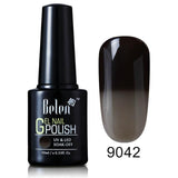 Belen 10ML Thermo Color Change Nail  Polish Profeesional Lucky Varnishes Semi Permanent Lacquer Nail Art Hybrid GelLak