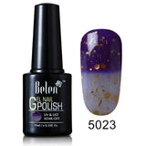 Belen 10ML Thermo Color Change Nail  Polish Profeesional Lucky Varnishes Semi Permanent Lacquer Nail Art Hybrid GelLak