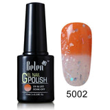 Belen 10ML Thermo Color Change Nail  Polish Profeesional Lucky Varnishes Semi Permanent Lacquer Nail Art Hybrid GelLak