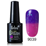 Belen 10ML Thermo Color Change Nail  Polish Profeesional Lucky Varnishes Semi Permanent Lacquer Nail Art Hybrid GelLak