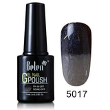 Belen 10ML Thermo Color Change Nail  Polish Profeesional Lucky Varnishes Semi Permanent Lacquer Nail Art Hybrid GelLak