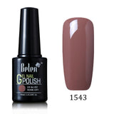 Belen 10ml UV Gel Nail Polish Pure Color Gel Gradient Based Nail Lacquer Primer Gel Polish Top Coat Nail Art Gels for Nails Art