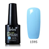 Belen 10ml UV Gel Nail Polish Pure Color Gel Gradient Based Nail Lacquer Primer Gel Polish Top Coat Nail Art Gels for Nails Art