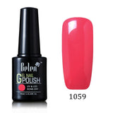 Belen 10ml UV Gel Nail Polish Pure Color Gel Gradient Based Nail Lacquer Primer Gel Polish Top Coat Nail Art Gels for Nails Art