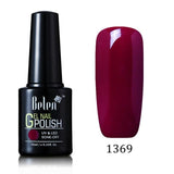 Belen 10ml UV Gel Nail Polish Pure Color Gel Gradient Based Nail Lacquer Primer Gel Polish Top Coat Nail Art Gels for Nails Art