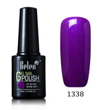 Belen 10ml UV Gel Nail Polish Pure Color Gel Gradient Based Nail Lacquer Primer Gel Polish Top Coat Nail Art Gels for Nails Art