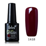 Belen 10ml UV Gel Nail Polish Pure Color Gel Gradient Based Nail Lacquer Primer Gel Polish Top Coat Nail Art Gels for Nails Art