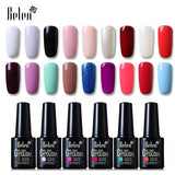 Belen 10ml UV Gel Nail Polish Pure Color Gel Gradient Based Nail Lacquer Primer Gel Polish Top Coat Nail Art Gels for Nails Art