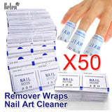 Belen 2017 Professional 50 Pcs / Lot Gel Polish Remover Wraps Nail Art Gel Polish Nail Art Cleaner Nail Polish Remover Wipes