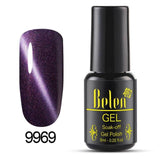 Belen 58 Color 8ML Not Moving 3D Cat Eye Line Gel Nail Polish Soak Off UV LED Varnish Nail Art Lacquer Base Top Primer Magnetic