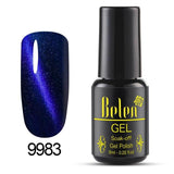 Belen 58 Color 8ML Not Moving 3D Cat Eye Line Gel Nail Polish Soak Off UV LED Varnish Nail Art Lacquer Base Top Primer Magnetic