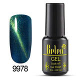 Belen 58 Color 8ML Not Moving 3D Cat Eye Line Gel Nail Polish Soak Off UV LED Varnish Nail Art Lacquer Base Top Primer Magnetic