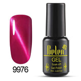 Belen 58 Color 8ML Not Moving 3D Cat Eye Line Gel Nail Polish Soak Off UV LED Varnish Nail Art Lacquer Base Top Primer Magnetic