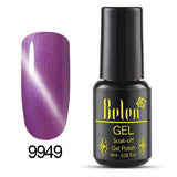 Belen 58 Color 8ML Not Moving 3D Cat Eye Line Gel Nail Polish Soak Off UV LED Varnish Nail Art Lacquer Base Top Primer Magnetic