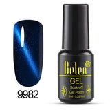 Belen 58 Color 8ML Not Moving 3D Cat Eye Line Gel Nail Polish Soak Off UV LED Varnish Nail Art Lacquer Base Top Primer Magnetic