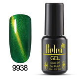 Belen 58 Color 8ML Not Moving 3D Cat Eye Line Gel Nail Polish Soak Off UV LED Varnish Nail Art Lacquer Base Top Primer Magnetic