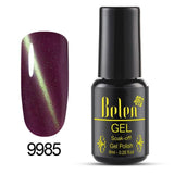 Belen 58 Color 8ML Not Moving 3D Cat Eye Line Gel Nail Polish Soak Off UV LED Varnish Nail Art Lacquer Base Top Primer Magnetic