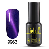 Belen 58 Color 8ML Not Moving 3D Cat Eye Line Gel Nail Polish Soak Off UV LED Varnish Nail Art Lacquer Base Top Primer Magnetic