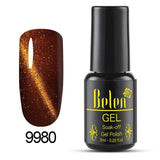 Belen 58 Color 8ML Not Moving 3D Cat Eye Line Gel Nail Polish Soak Off UV LED Varnish Nail Art Lacquer Base Top Primer Magnetic
