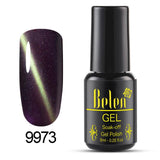 Belen 58 Color 8ML Not Moving 3D Cat Eye Line Gel Nail Polish Soak Off UV LED Varnish Nail Art Lacquer Base Top Primer Magnetic