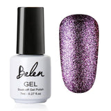 Belen 7ml Black White Nail UV Gel Polish Bling Glitter Platinum Lucky Gel Varnish Semi Permanent Enamel Hybrid Gellak Lacquer