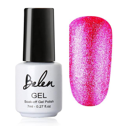 Belen 7ml Bling Color Platinum Nail Gel UV Gel Nail Polish Color Vernis Semi Permanent Nail Primer Gel Varnishes Lak Lacquer